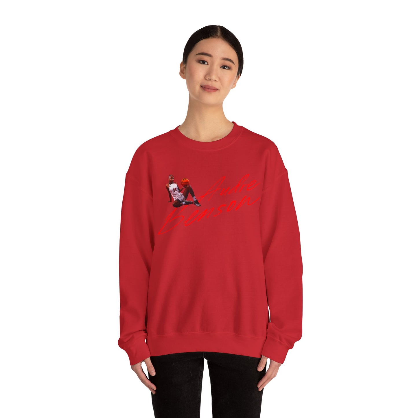 Audre Benson Cursive Crewneck Sweatshirt