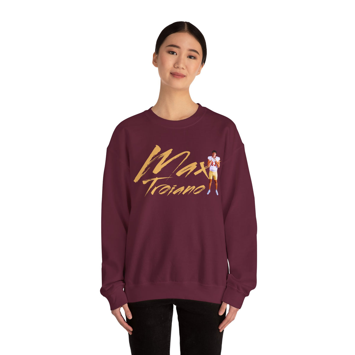 Max Troiano Cursive Crewneck Sweatshirt