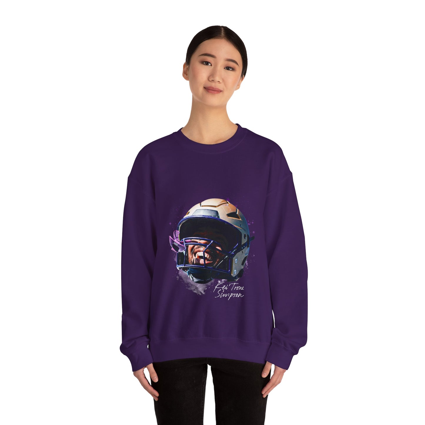 Kei'Trone Simpson Big Head Crewneck Sweatshirt
