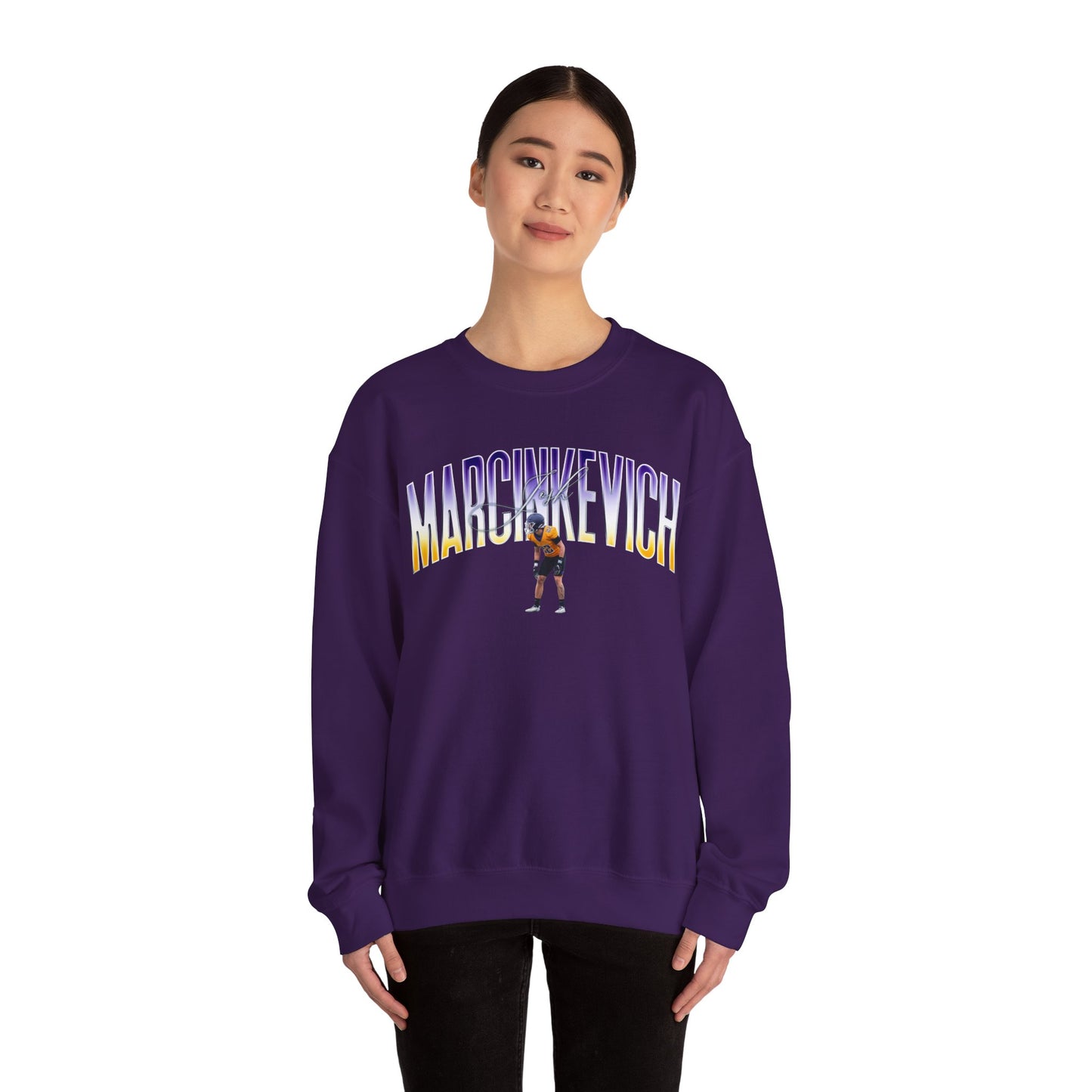 Josh Marcinkevich Big Last Name Crewneck Sweatshirt