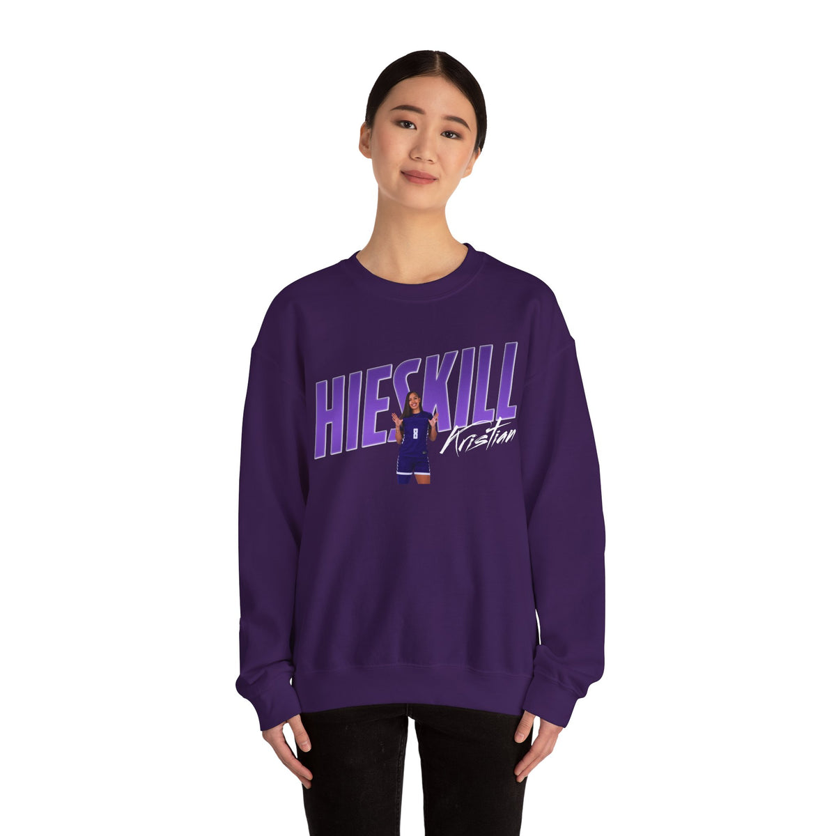 Kristian Hieskill Cursive Combo Crewneck Sweatshirt