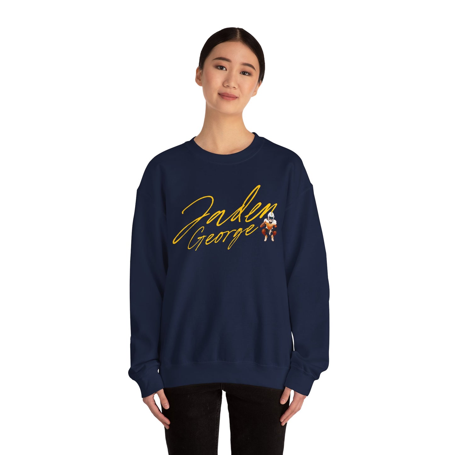 Jaden George Cursive Crewneck Sweatshirt