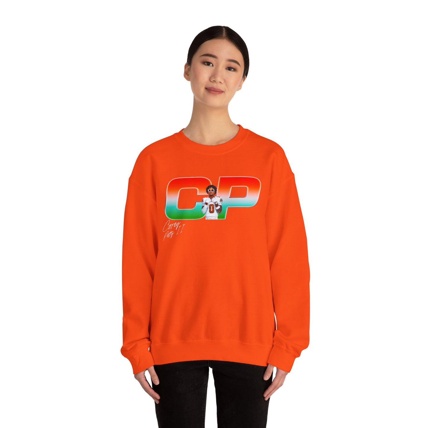 Corey Petty II Big Initials Crewneck Sweatshirt