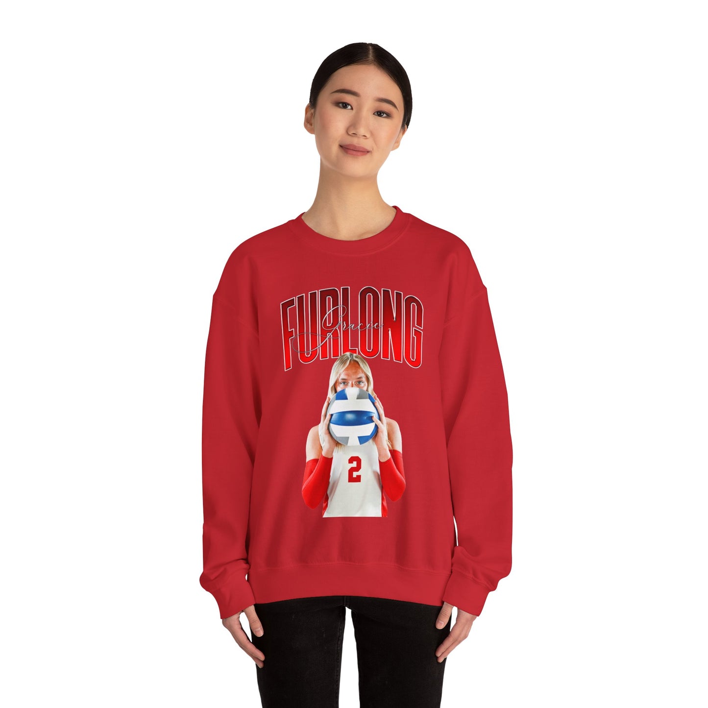 Gracie Furlong Big Last Name Crewneck Sweatshirt