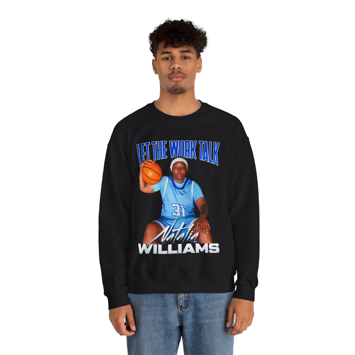 Natalia Williams Featured Quote Crewneck Sweatshirt