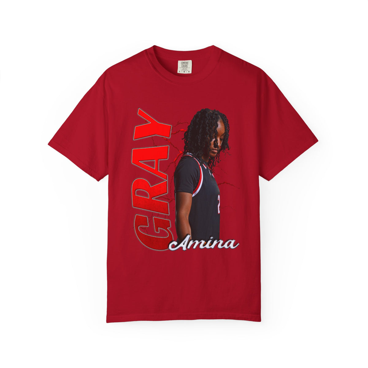 Amina Gray Premium Tee