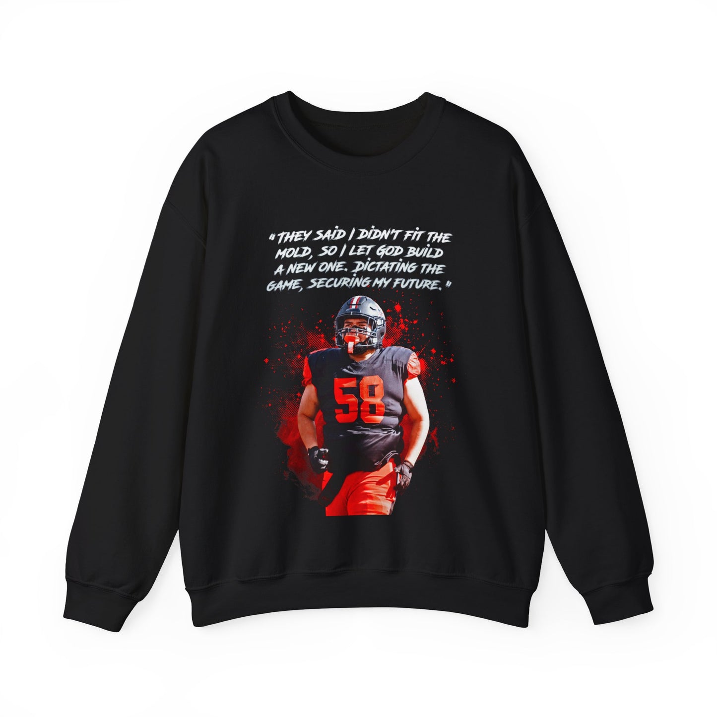 Lenard Alvarez Featured Quote Crewneck Sweatshirt