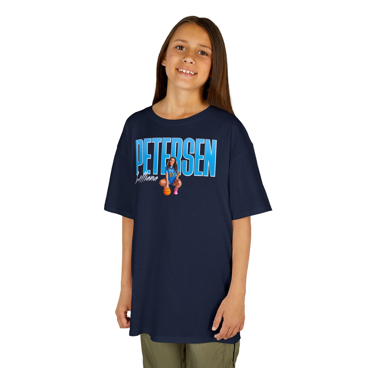 Lilliana Petersen Big Last Name Kids Tee
