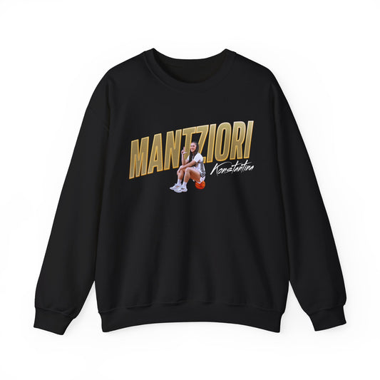 Konstantina Mantziori Cursive Combo Colored Crewneck Sweatshirt