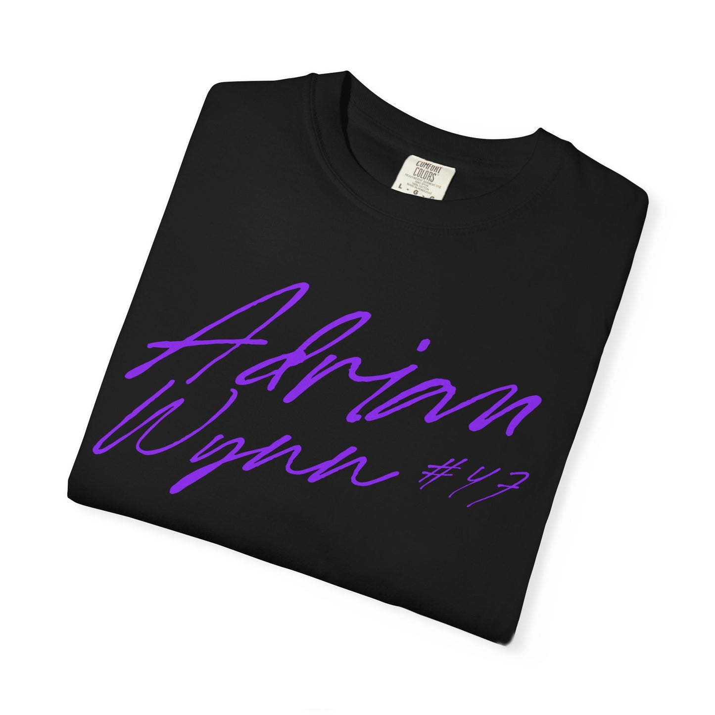 Adrian Wynn Cursive Name & Number Premium Tee