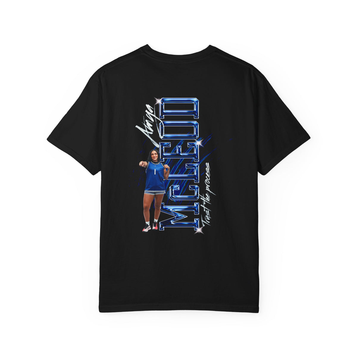 Amya McLeod Logo Front & Back Premium Tee