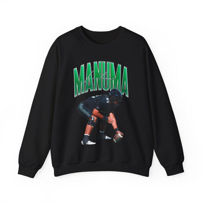 Lautaimi Manuma Curved Combo Colored Crewneck Sweatshirt