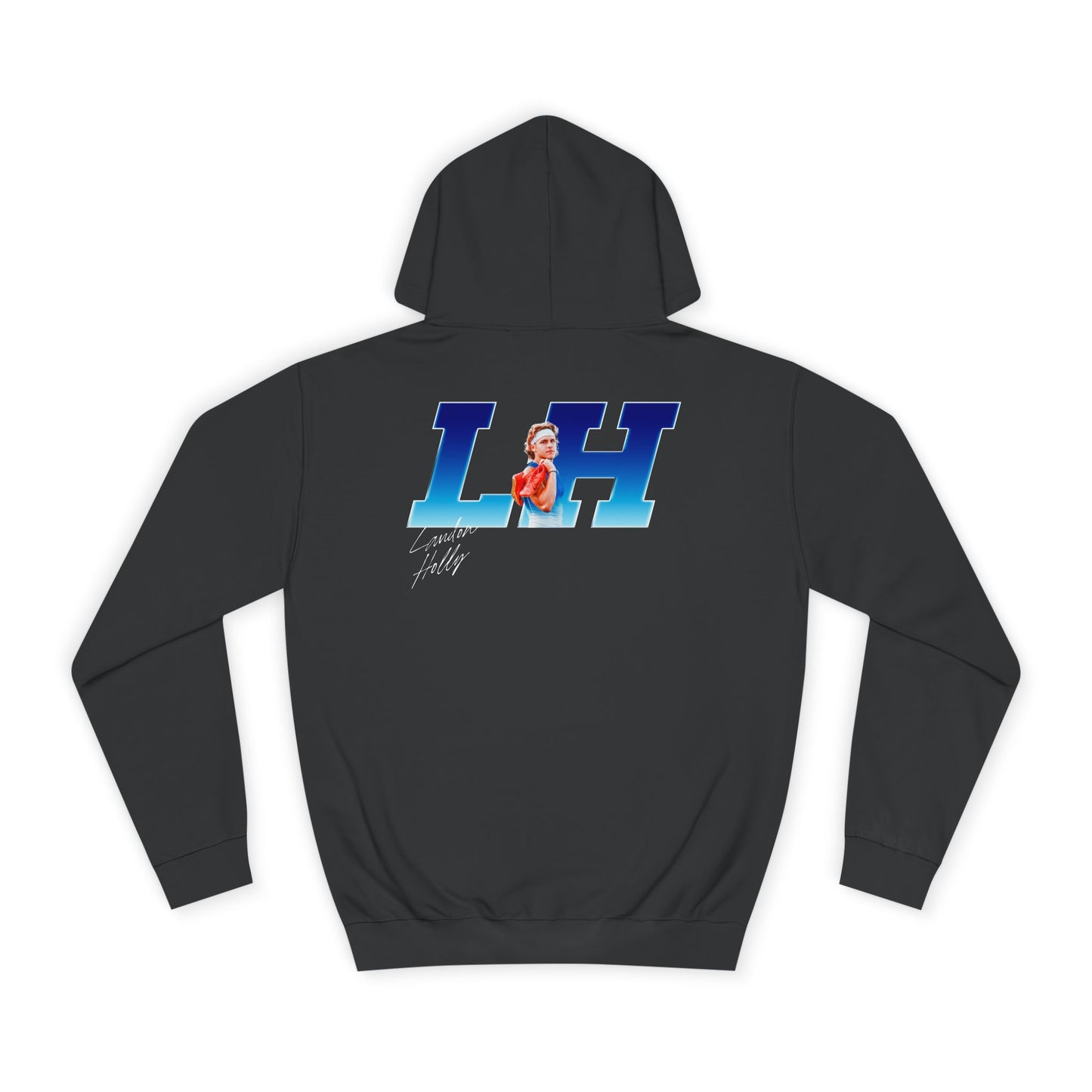 Landon Holly Big Initials Colored Premium Hoodie