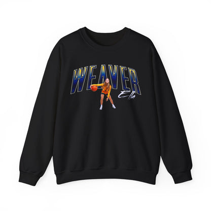 Ella Weaver Curved Combo Crewneck Sweatshirt