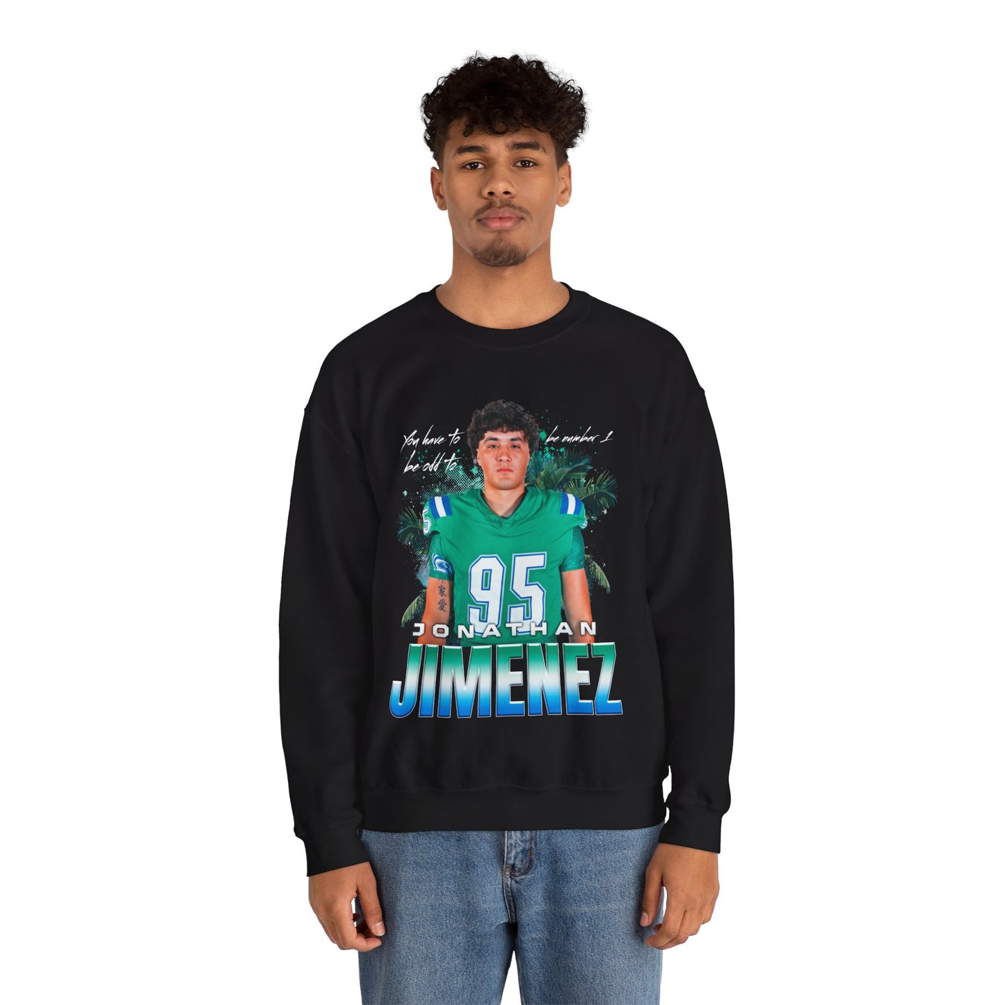 Jonathan Jimenez Featuted Quote Crewneck Sweatshirt