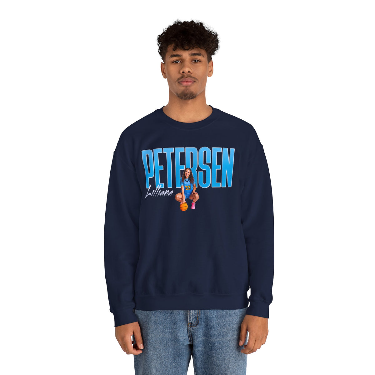 Lilliana Petersen Big Last Name Crewneck Sweatshirt