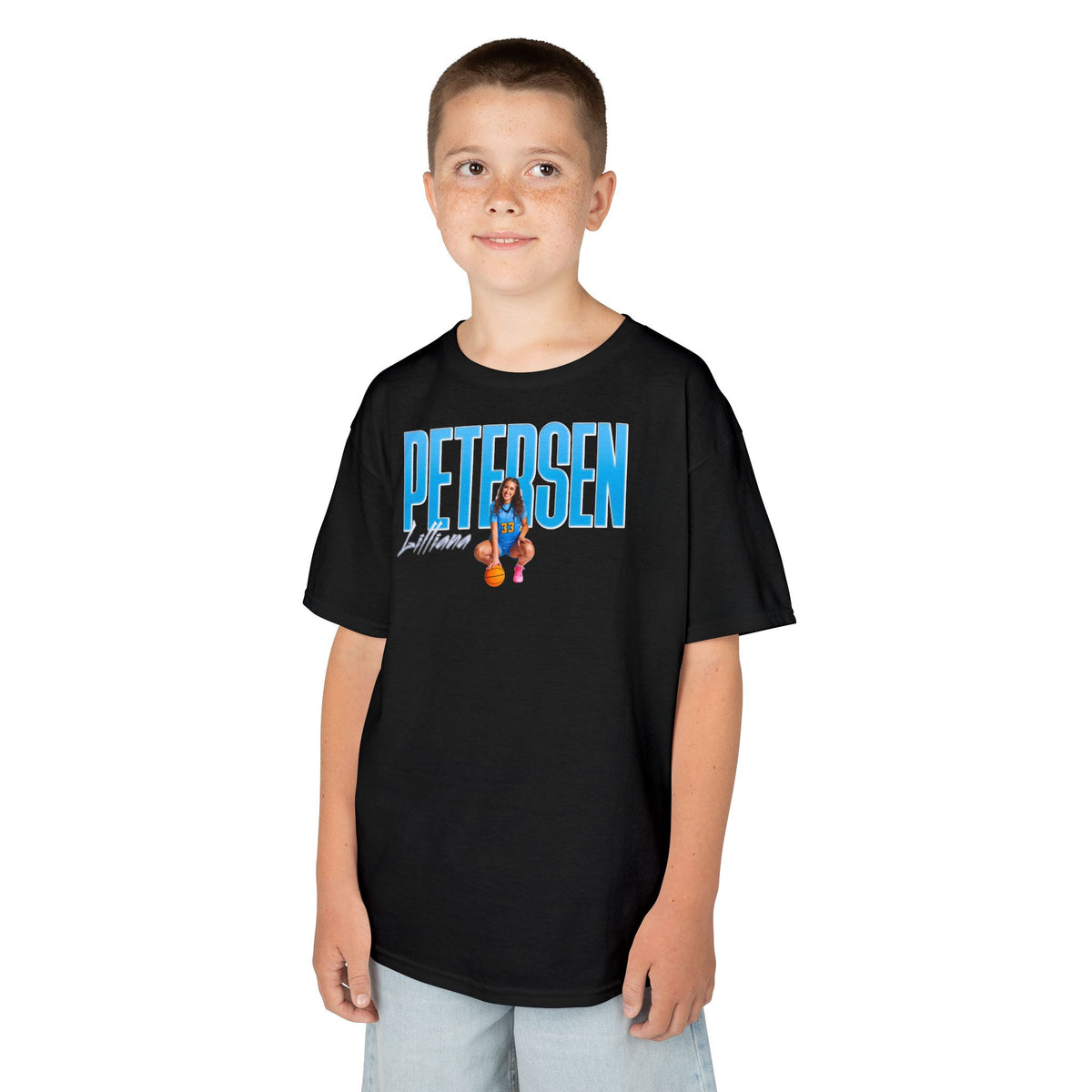 Lilliana Petersen Big Last Name Kids Tee