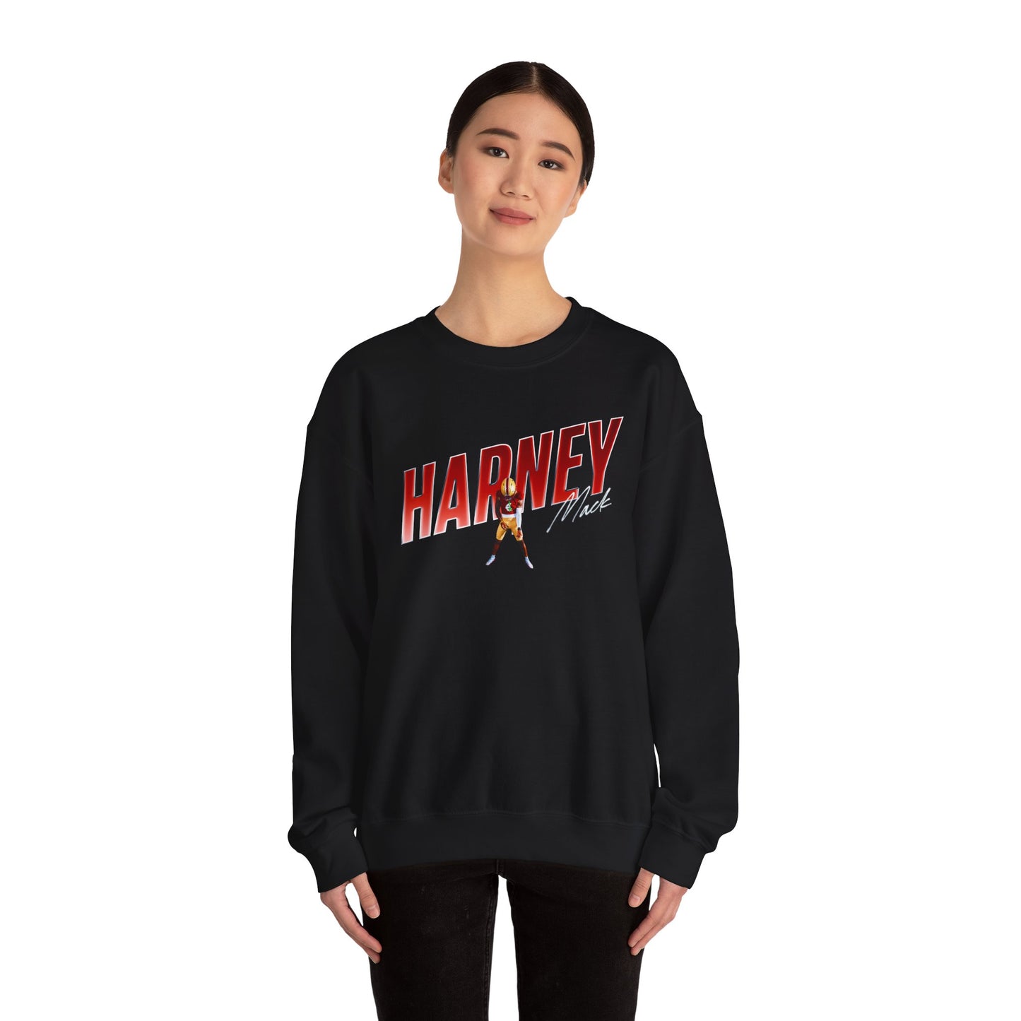 Mack Harney Cursive Combo Colored Crewneck Sweatshirt