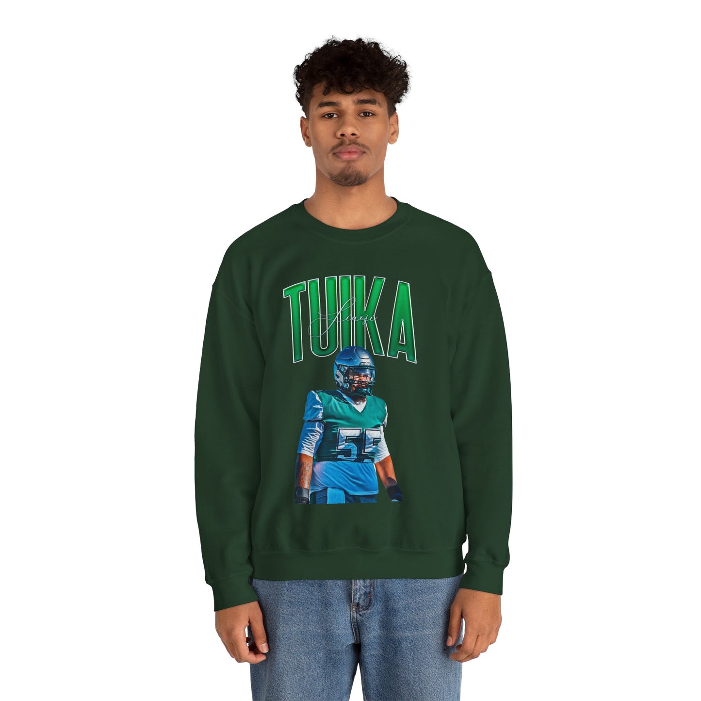 Siaosi Tuika Big Last Name Crewneck Sweatshirt