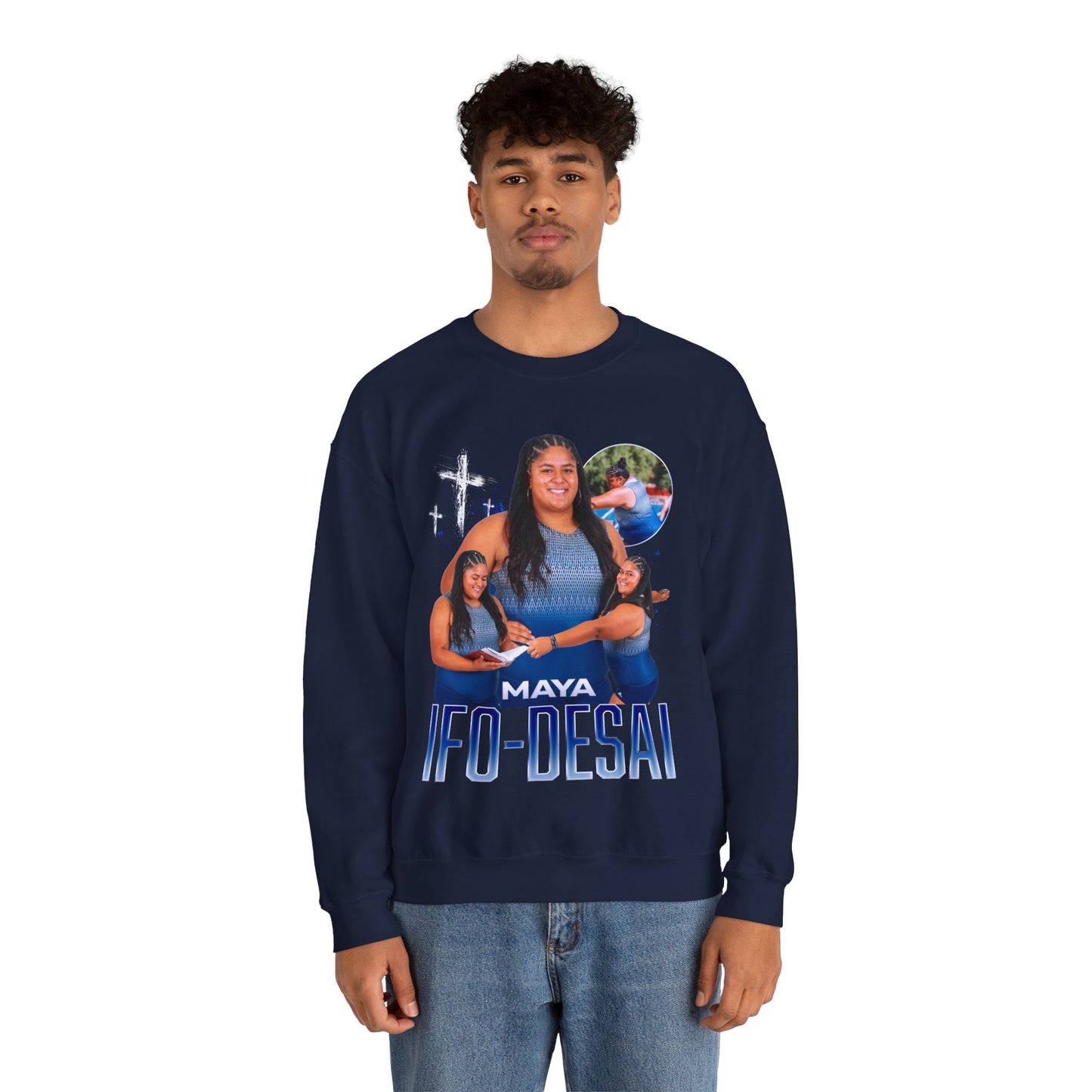 Maya Ifo Desi Crewneck Sweatshirt