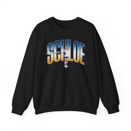 Lauren Schloe Curved Combo Colored Crewneck Sweatshirt