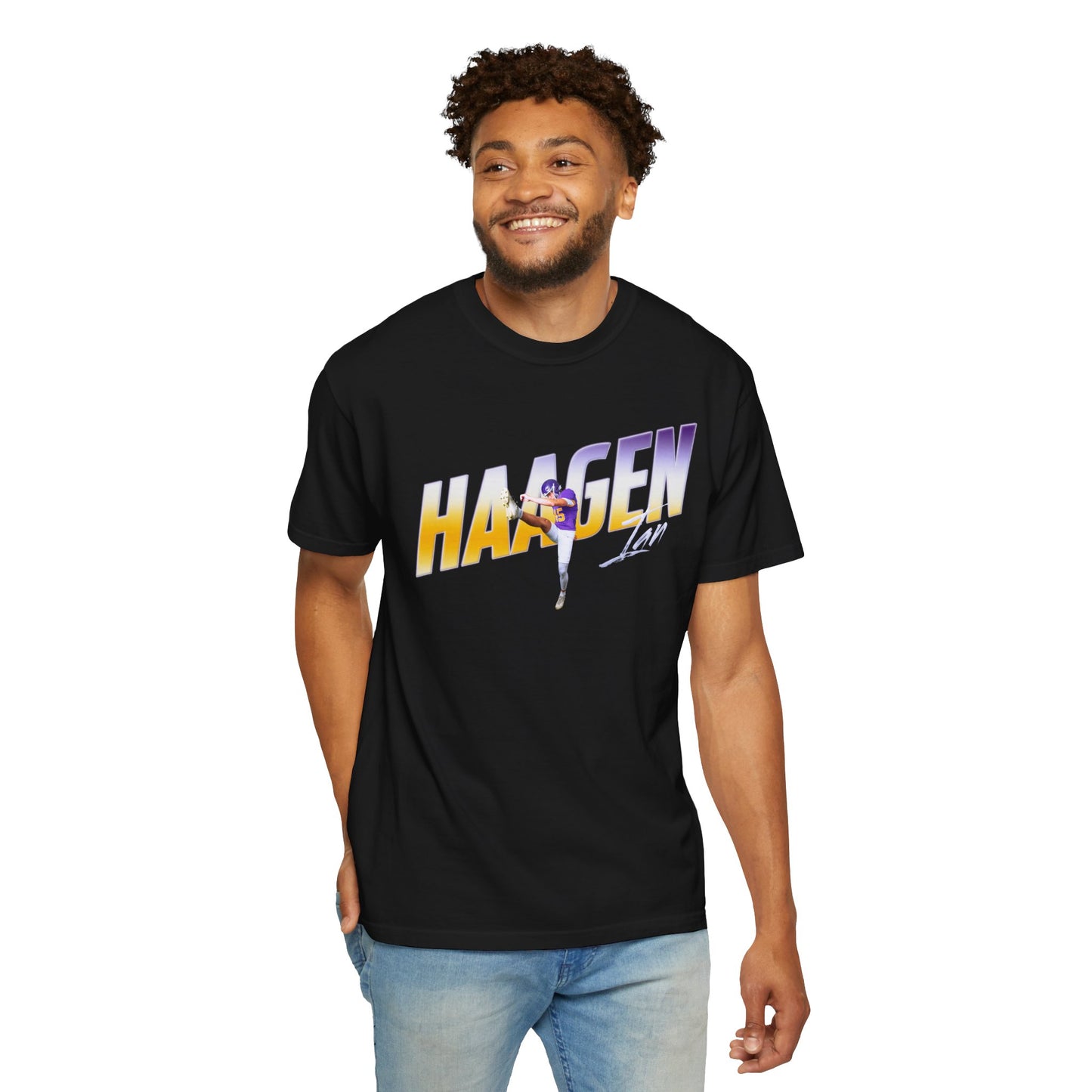 Ian Haagen Cursive Combo Colored Premium Tee