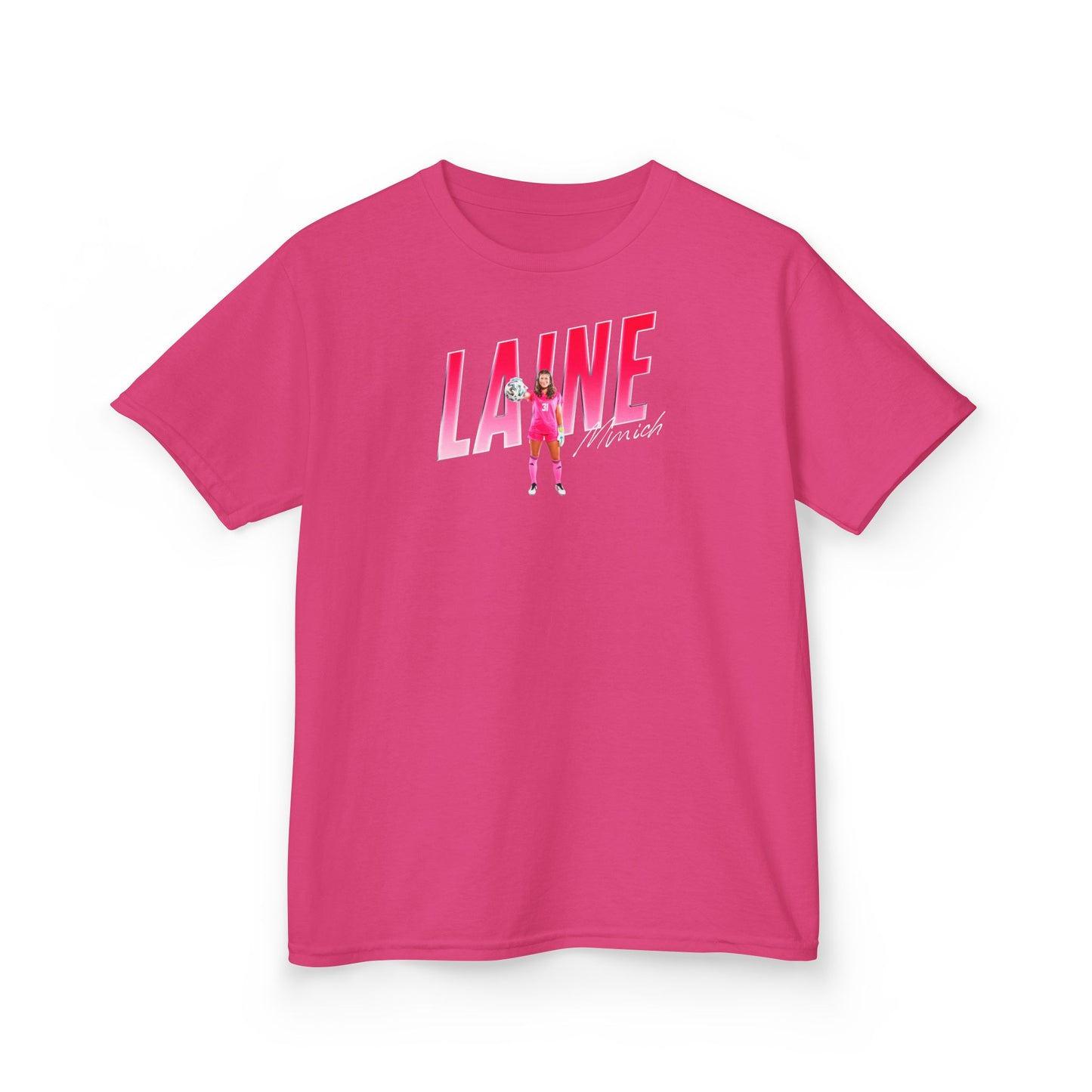 Laine Minich Cursive Combo Colored Kids Tee