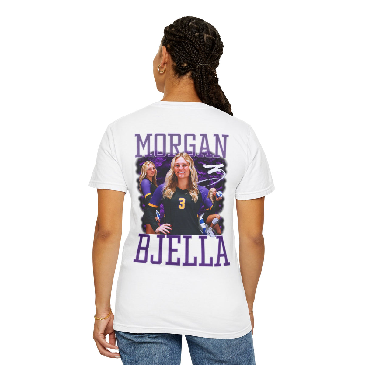 Morgan Bjella Logo Front & Back Premium Tee