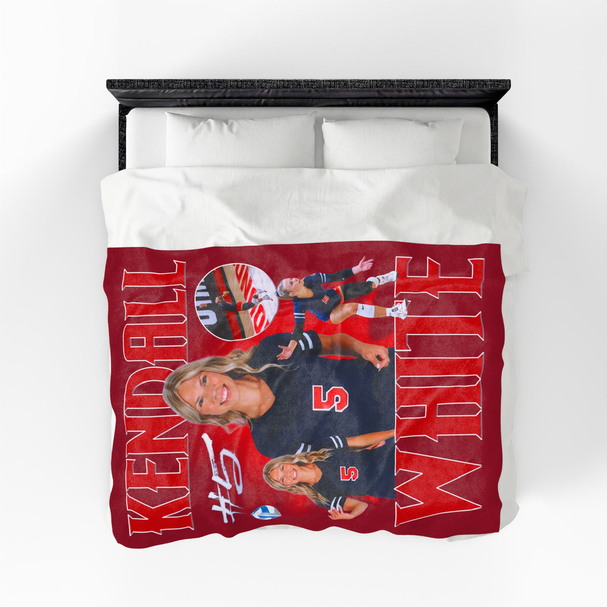 Kendall White 60"-80" Plush Blanket