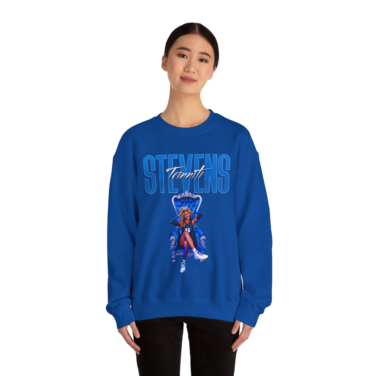 Trinniti Stevens Curved Combo Crewneck Sweatshirt