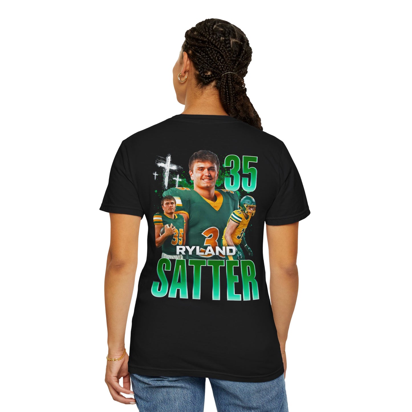 Ryland Satter Logo Front & Back Premium Tee
