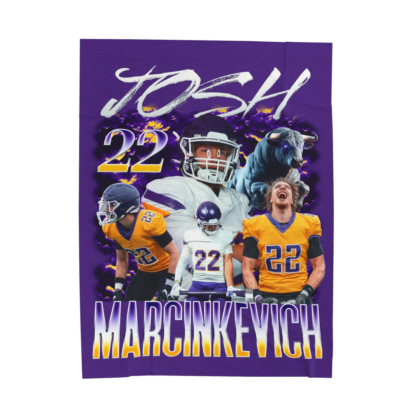 Josh Marcinkevich 60"-80" Plush Blanket