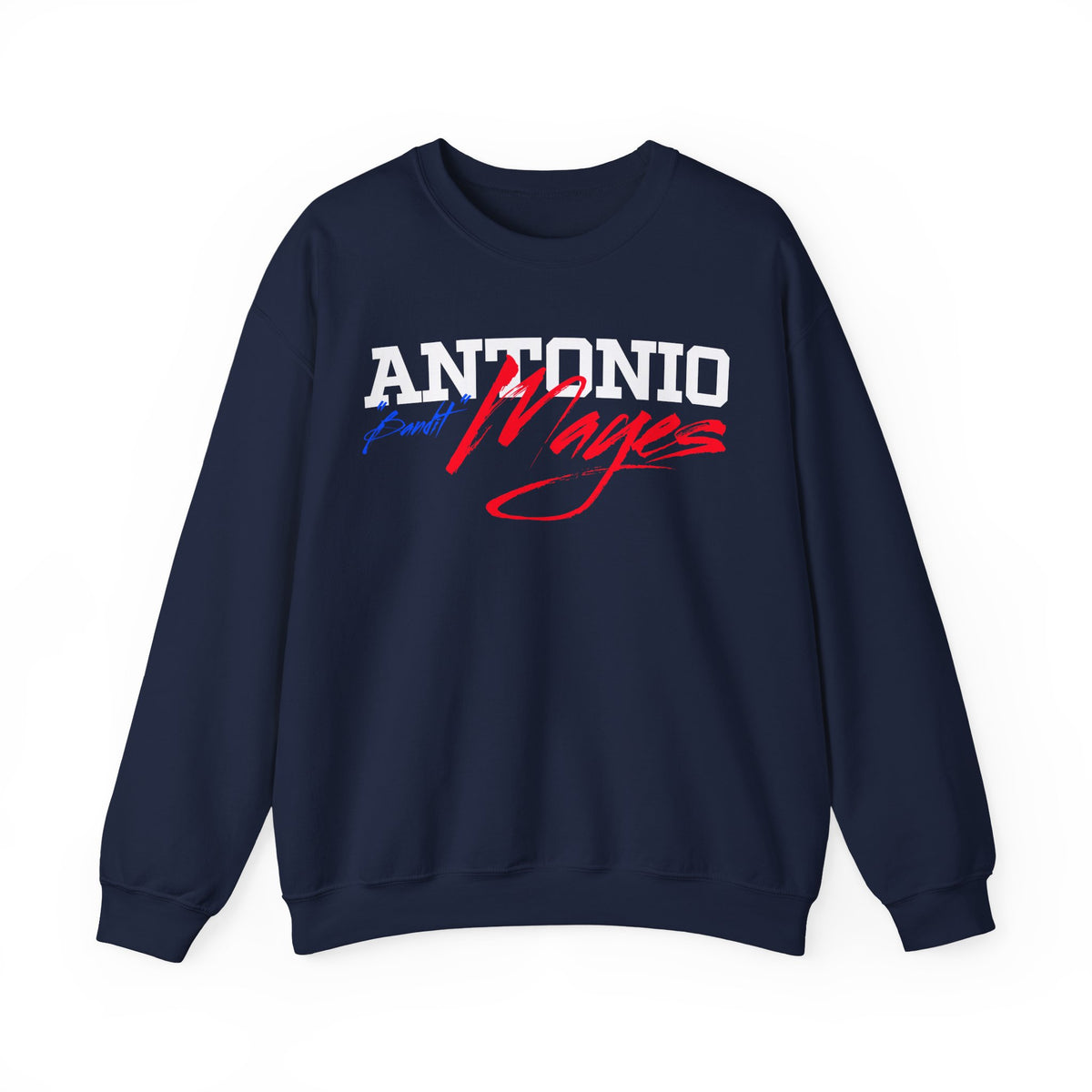 Antonio "Bandit" Mayes Cursive Name & Number Crewneck Sweatshirt