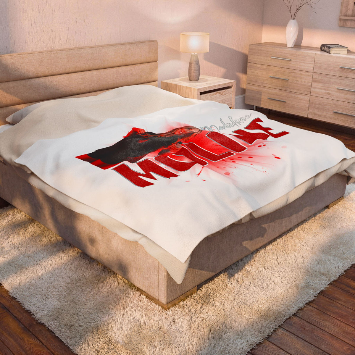 Madeline Moline 60"-80" Plush Blanket