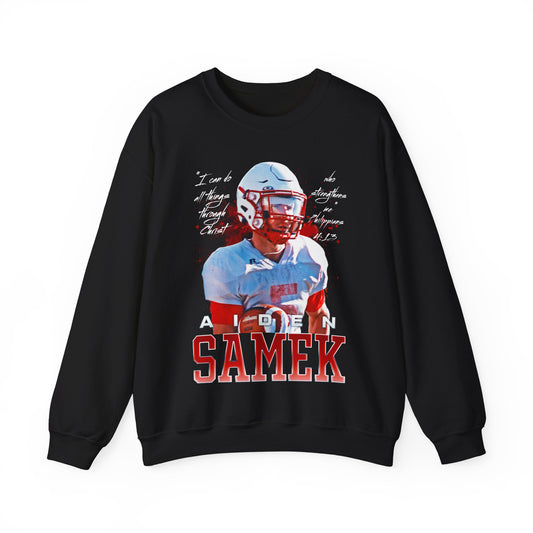 Aiden Samek Featured Quote Crewneck Sweatshirt