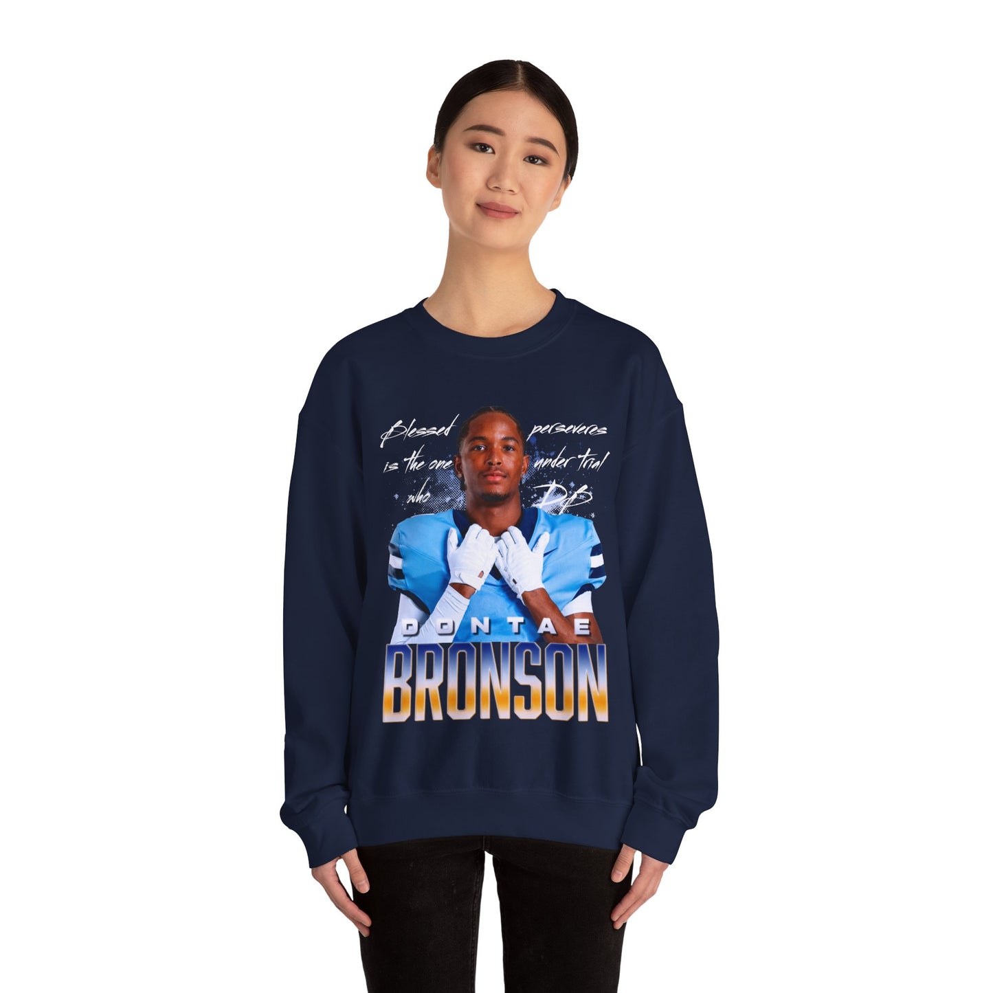 Dontae Bronson Featured Quote Crewneck Sweatshirt