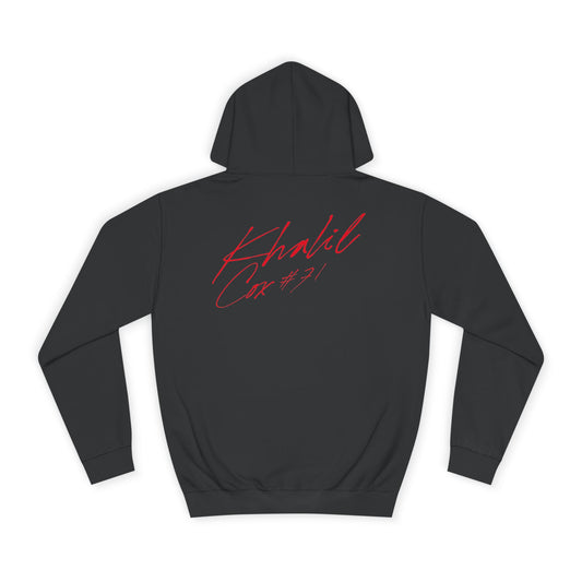 Khalil Cox Cursive Name & Number Premium Hoodie