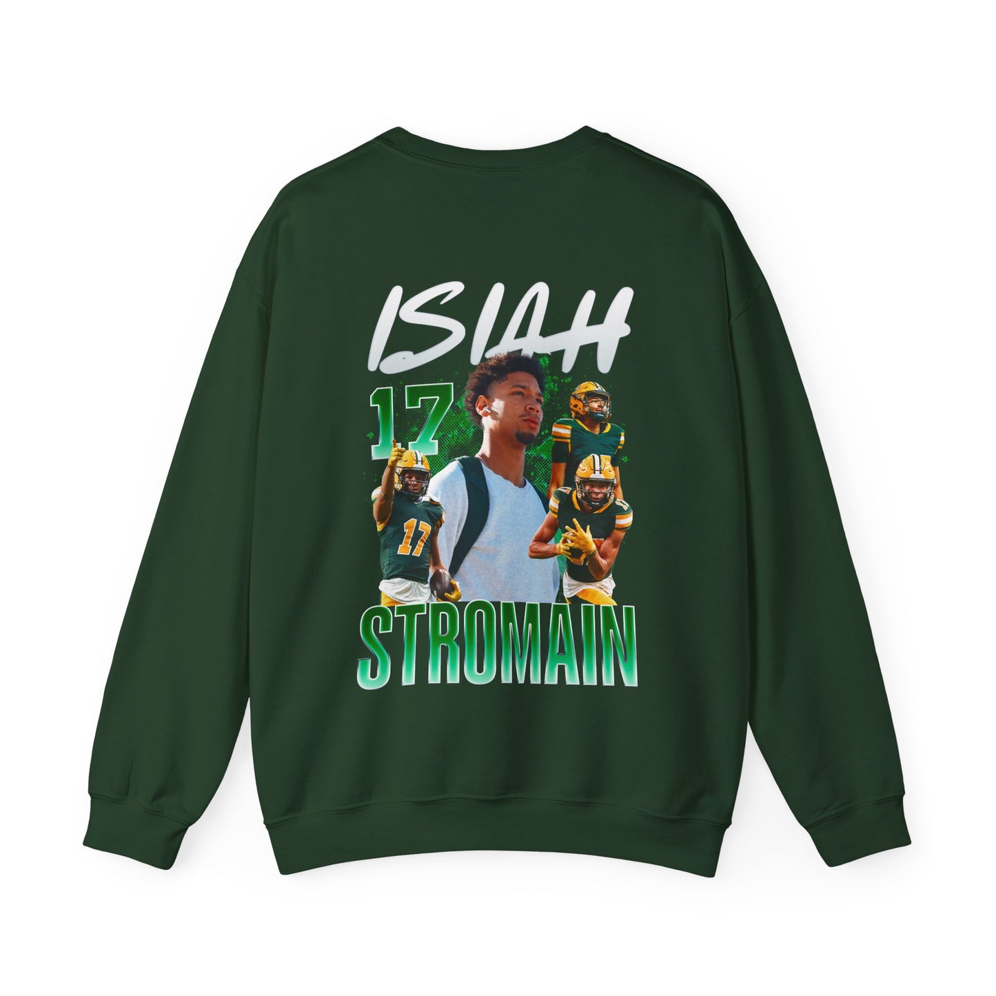 Isiah Stromain Logo Front & Back Crewneck