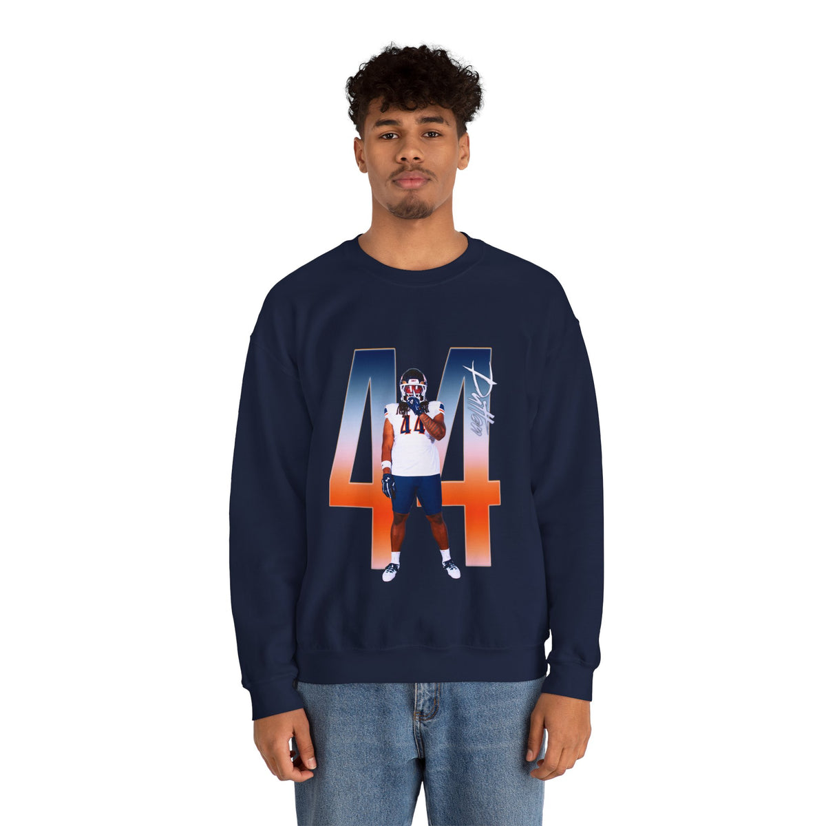 Justin Dutton Player Icon Number Crewneck Sweatshirt