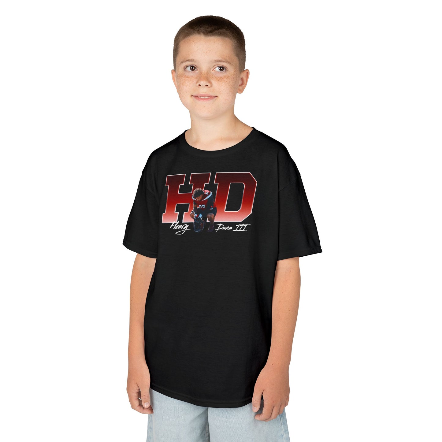Henry Davis III Big Initials Kids Tee