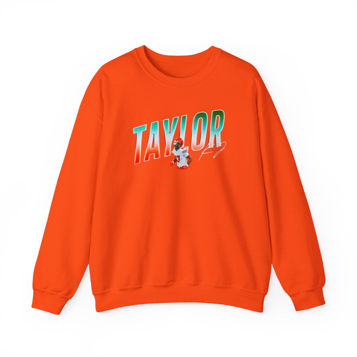 Kj Taylor Cursive Combo Crewneck Sweatshirt