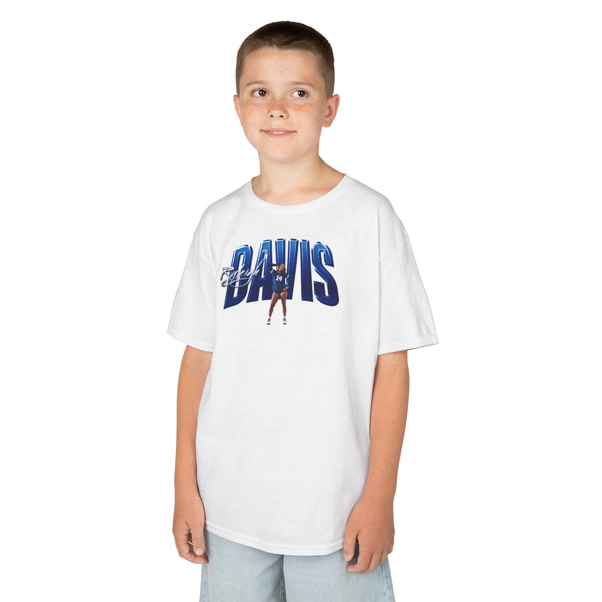 Ryleigh Davis Curved Combo Colored Kids Tee