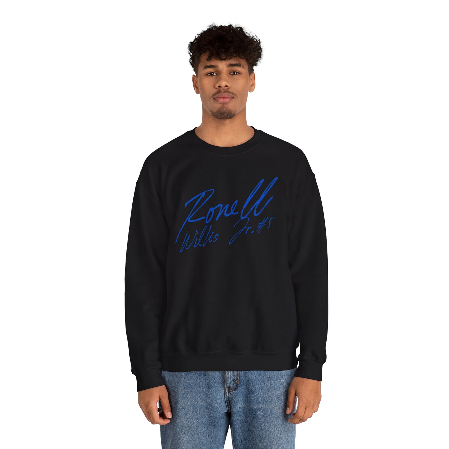 Ronell Willis Jr. Cursive Name & Number Crewneck Sweatshirt