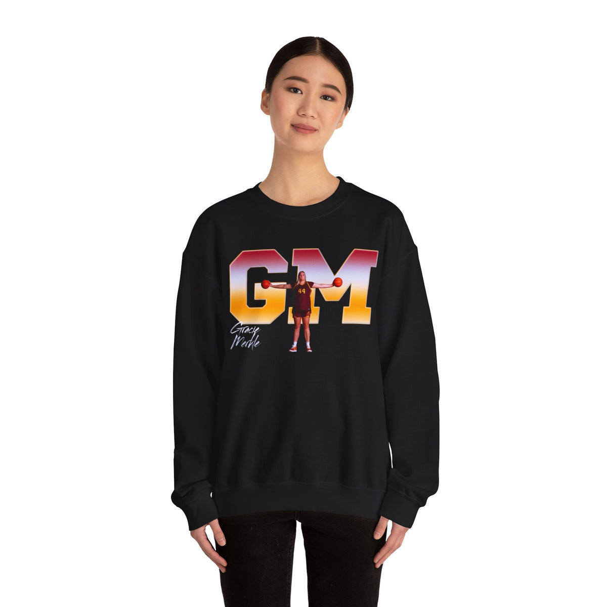 Gracie Merkle Big Initials Crewneck Sweatshirt