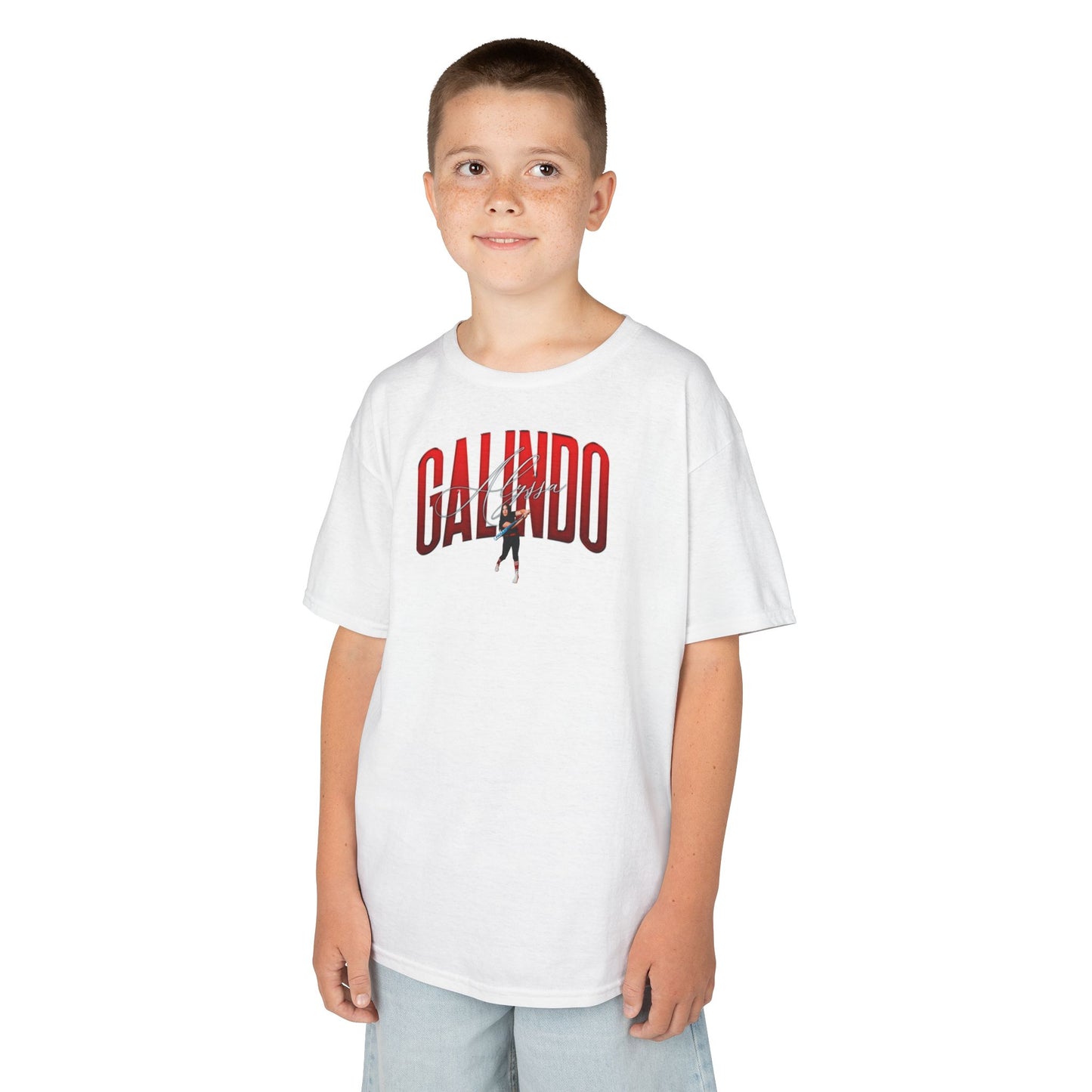 Alyssa Galindo Curved Combo Colored Kids Tee