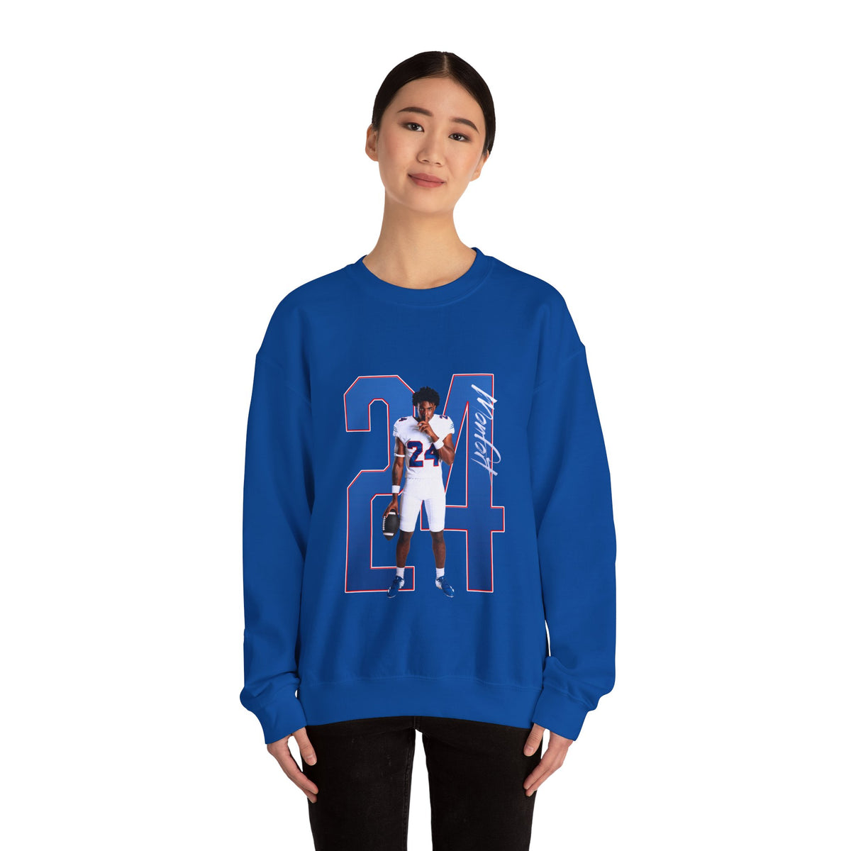 Christian Monfort Player Icon Number Crewneck Sweatshirt