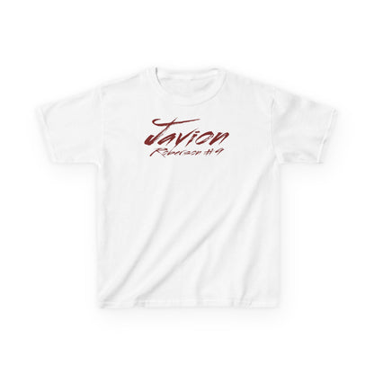 Javion Roberson Cursive Name & Number Kids Tee