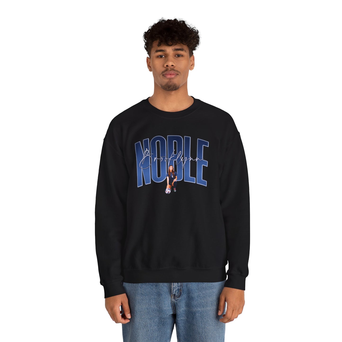 Brooklynn Noble Curved Combo Colored Crewneck Sweatshirt