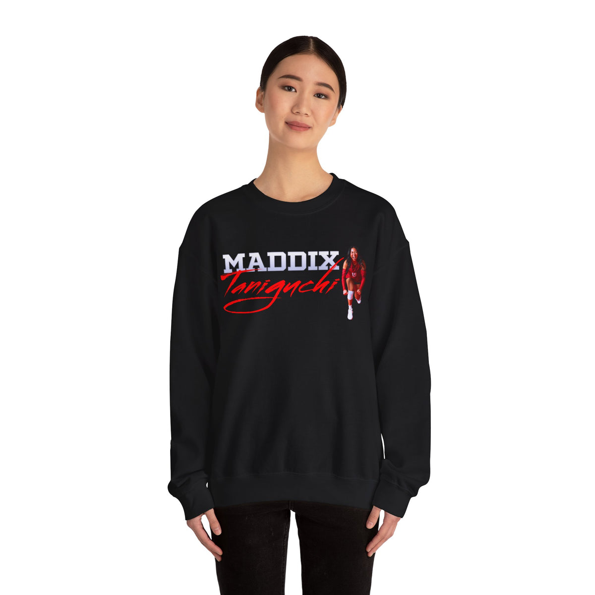 Maddix Taniguchi Cursive Crewneck Sweatshirt