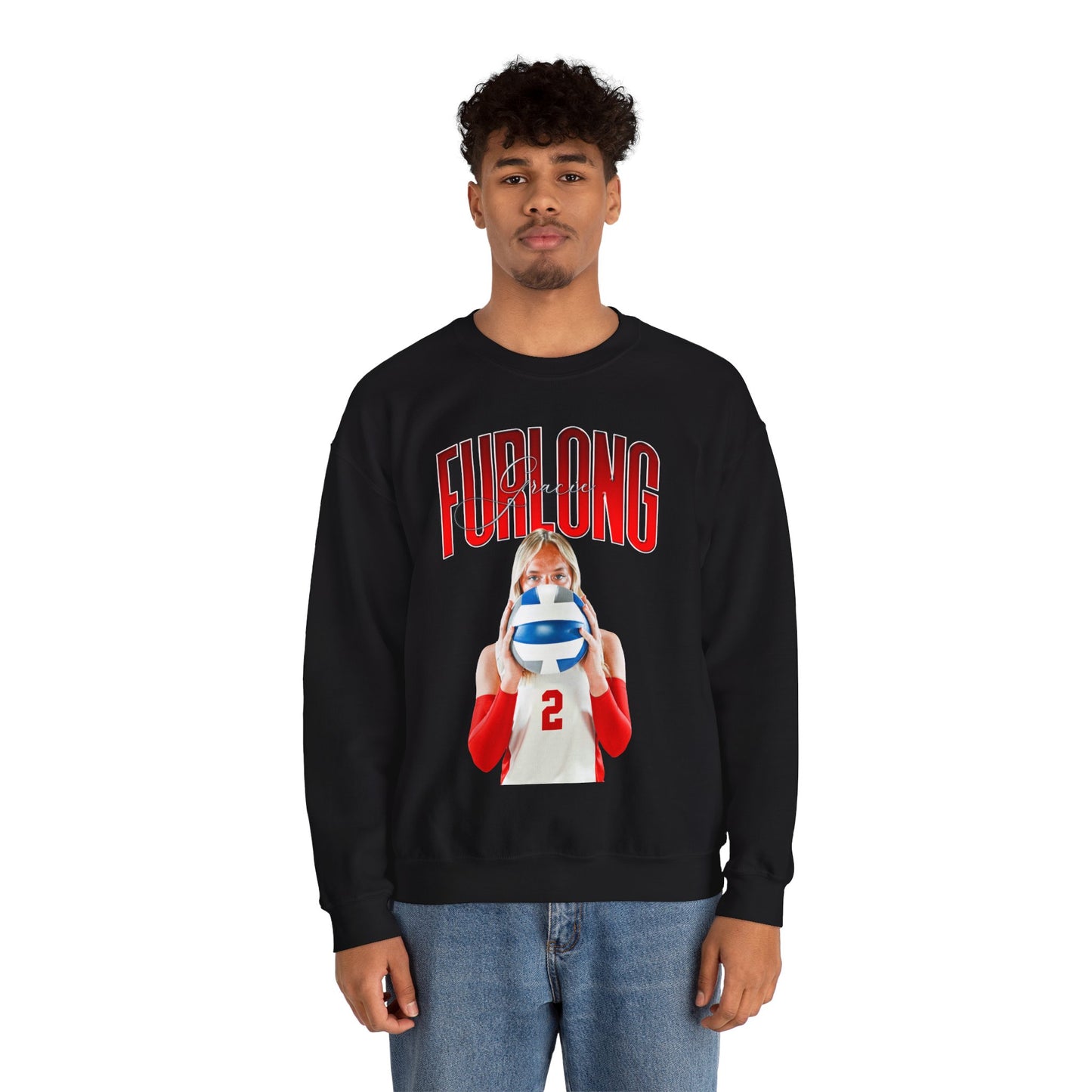 Gracie Furlong Big Last Name Crewneck Sweatshirt